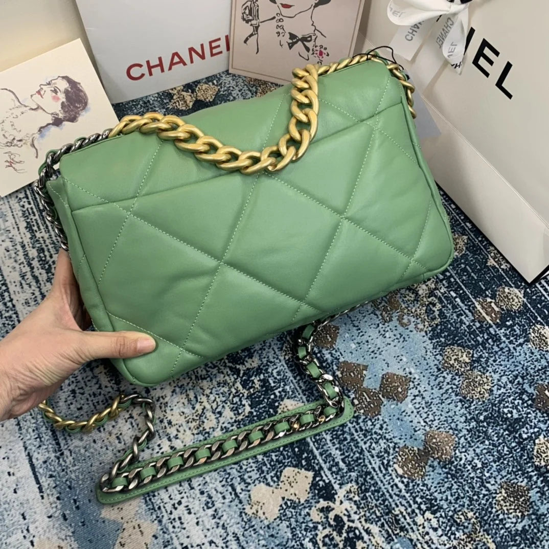 Green Flap Bag J231376