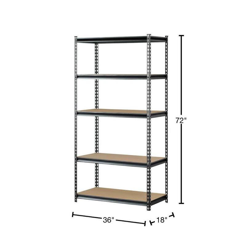 5-Tier Steel Storage Shelving Unit Y4640