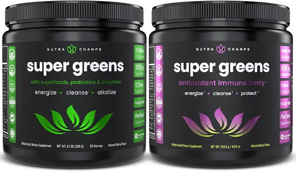 Super Greens Powder and Antioxidant Powder Bundle K421651