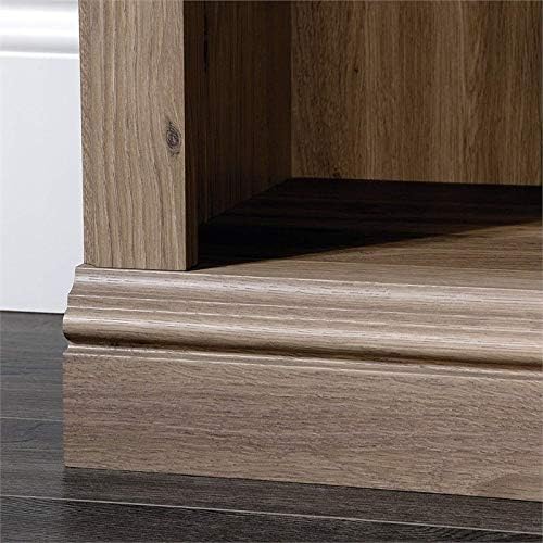 5 Shelf Bookcase with 3 Adjustable Shelves in Salt Oak U7405