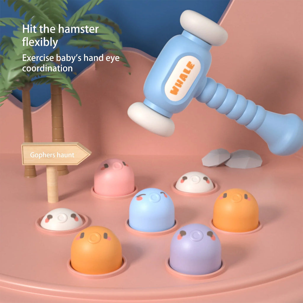 Whack Game Mole Toy with 2 Hammers O722561