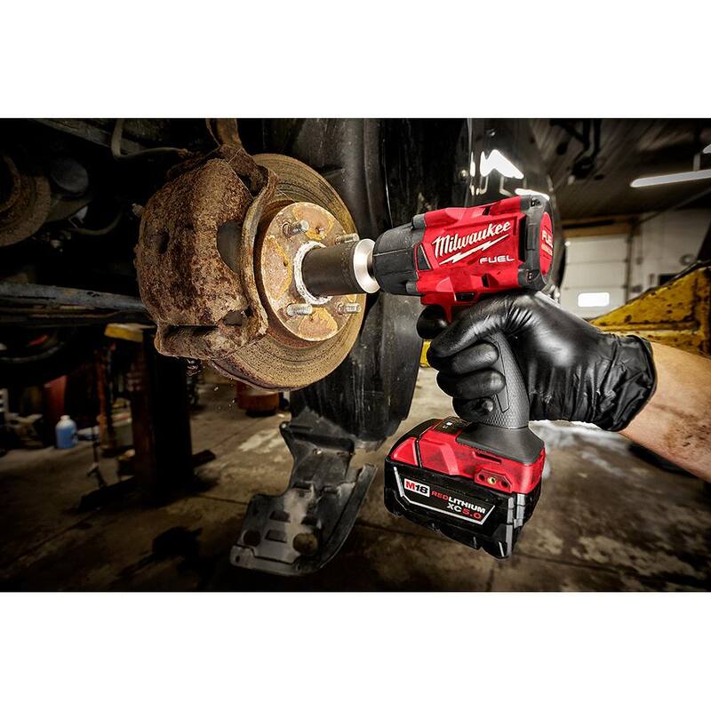 18V Brushless Cordless 3/8 in. Impact Wrench with 5.0 Ah Battery R130590