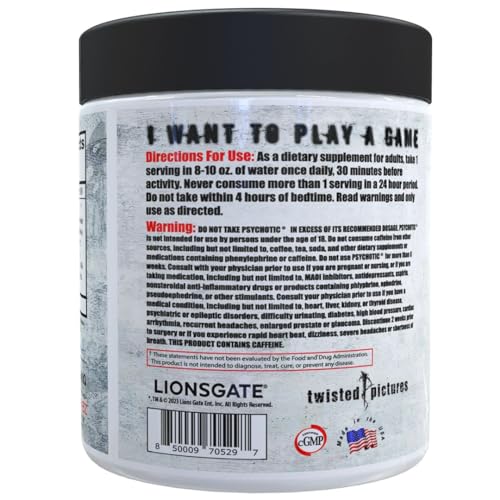30 Srvgs Fruit Punch Pre Workout Powder U722