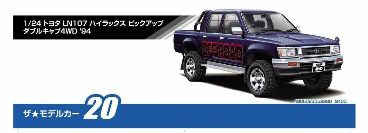 1/24 Toyota LN107 Hilux Pickup Double Cab 4WD B631