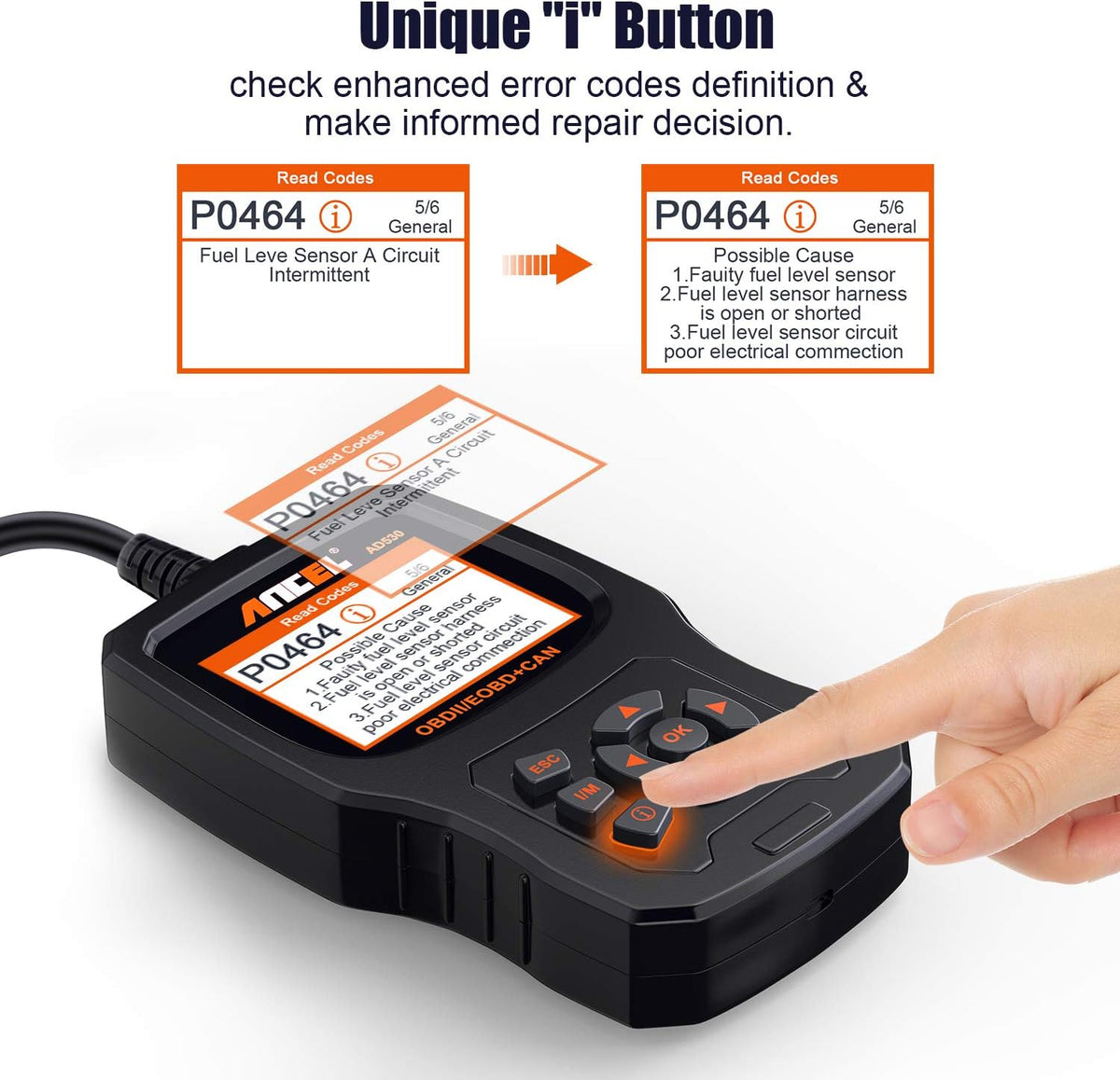 OBD2 Scanner Car Code Reader Diagnostic Scan Tool Pack of 2 E755