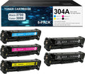 5-Pack Replacement Toner Cartridge for HP 304A Printer M693