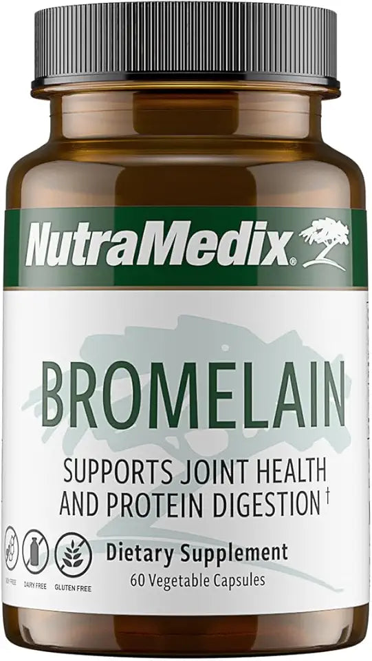 Bromelain 1,000mg Proteolytic Enzymes 60 Capsules W380