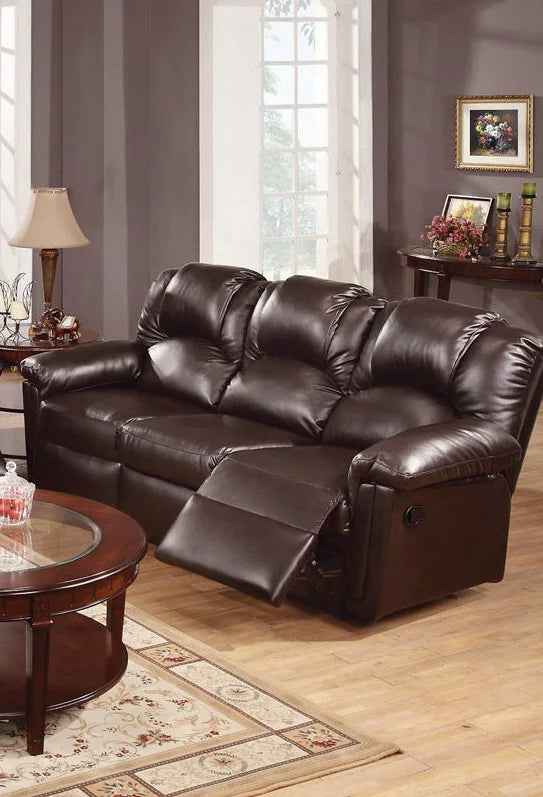 Brown Bonded Leather Recliner Chair C81629