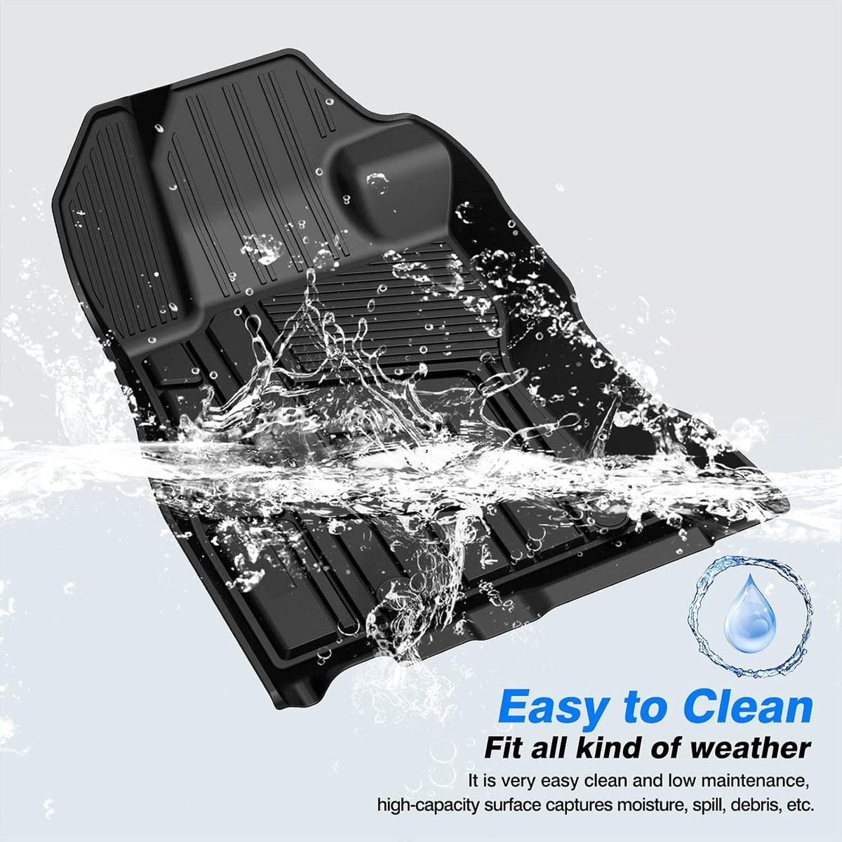 TPE All-Weather Car Floor Mats Full Set L332650