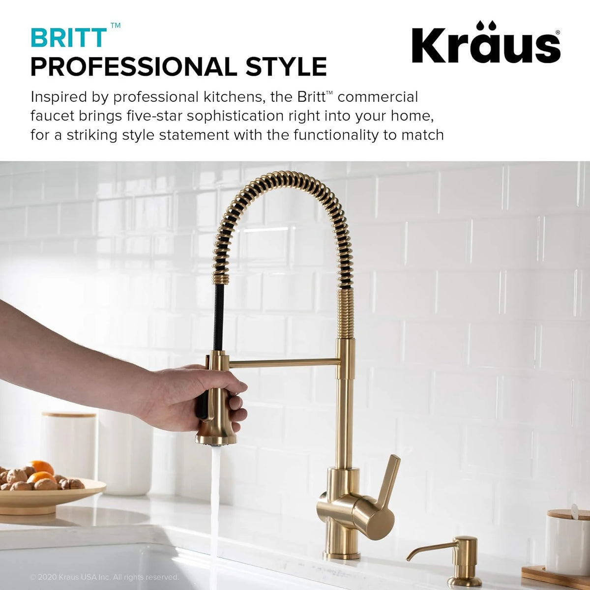 Antique Champagne Bronze Kitchen Faucet J69200