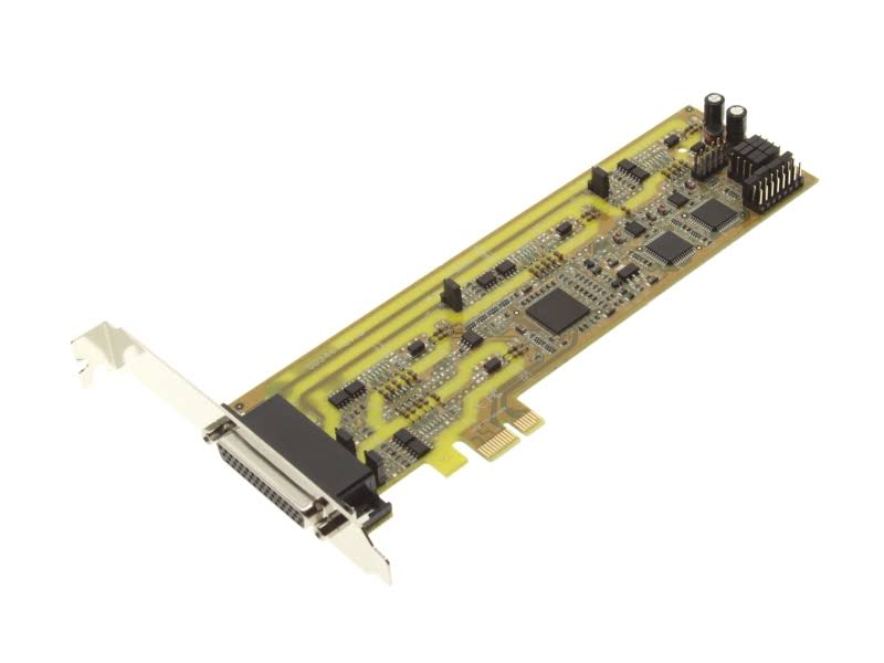 Quad Port Serial RS422/485 PCIe Card with DB44 Cable S229656