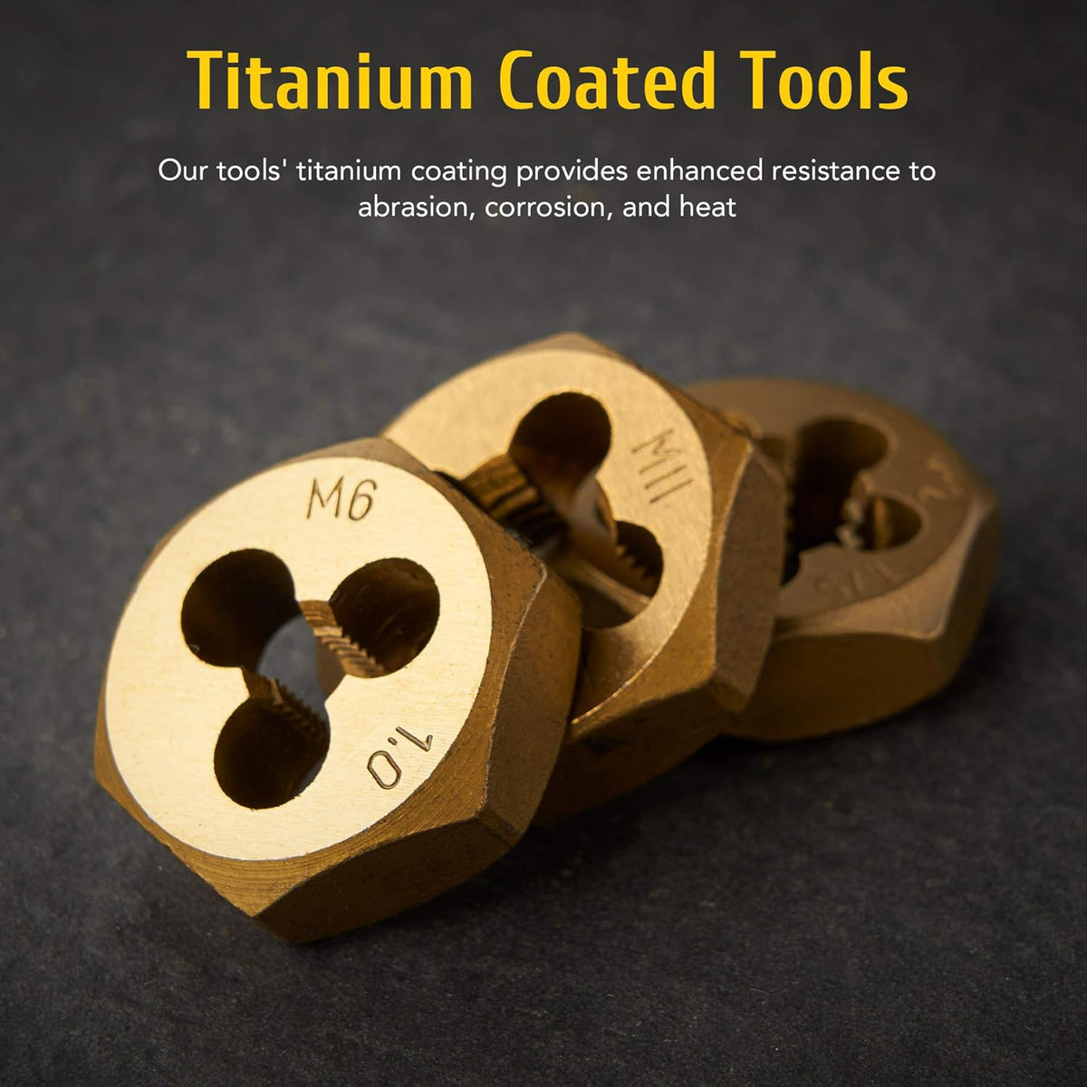 86pc Titanium Coated Steel Tap and Die Set I866