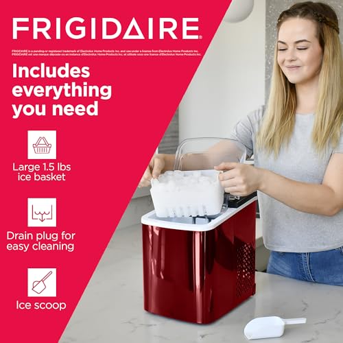 Compact Stainless Countertop Ice Maker D43927