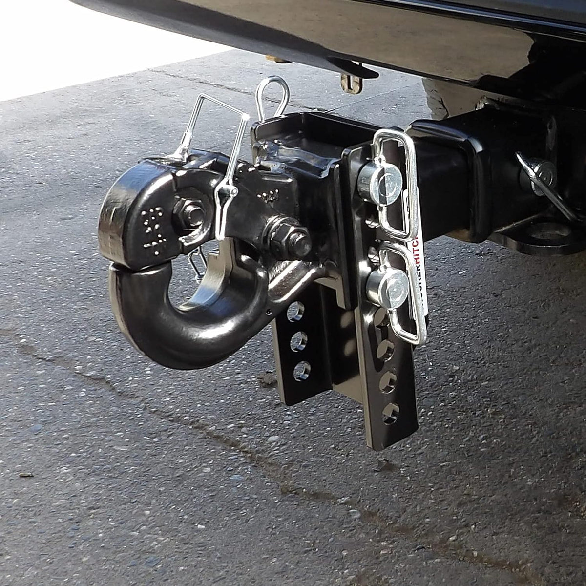 Pintle Hook Drop Ball Mount 12,000 lbs, Fits 3" Hitch J482784