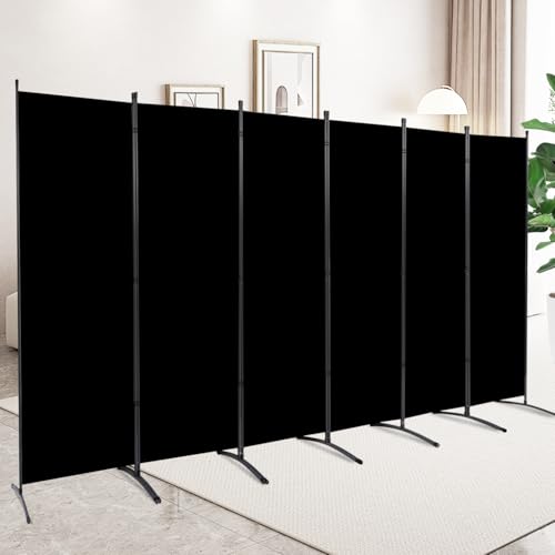 Grey 3 Panel Folding Room Divider Screen with Metal Frame C759