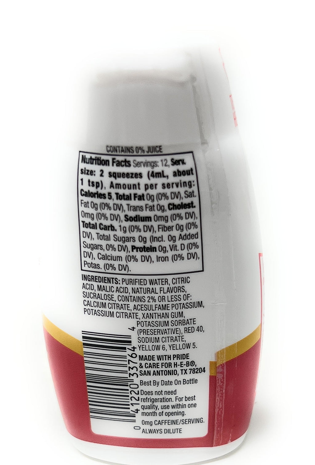Mango Peach Liquid Beverage Enhancer Drink Mix 1.62oz T67691