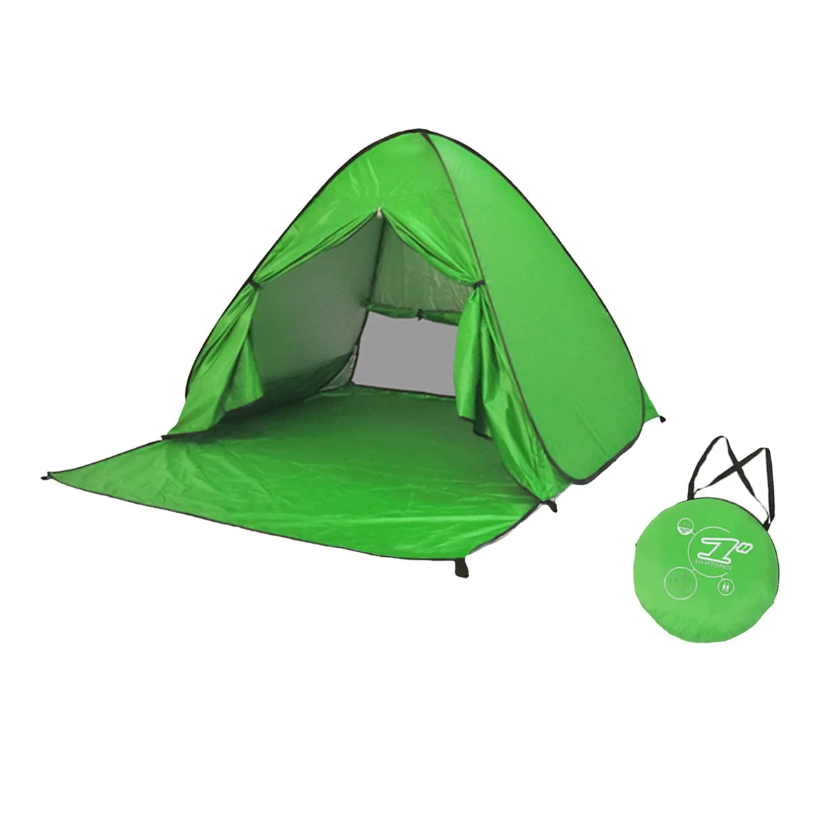Green UPF 50 Lightweight Windproof Camping Tent Z867