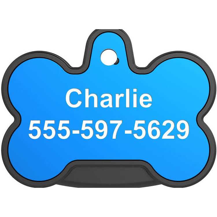 Smart Tag Dog Bone Personalized ID and Tracker R168690