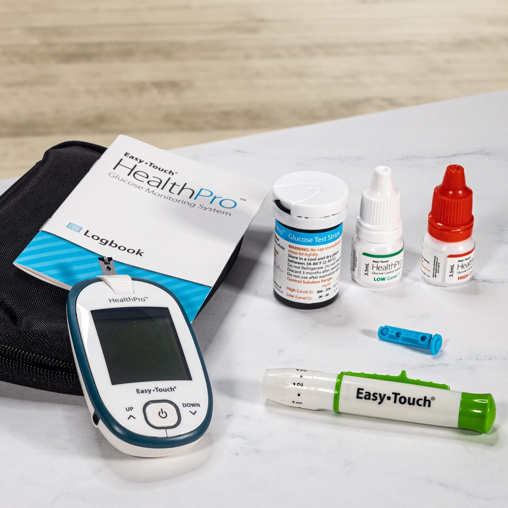 Glucose Monitoring Meter with Lancing Device & 10 Lancets E5386