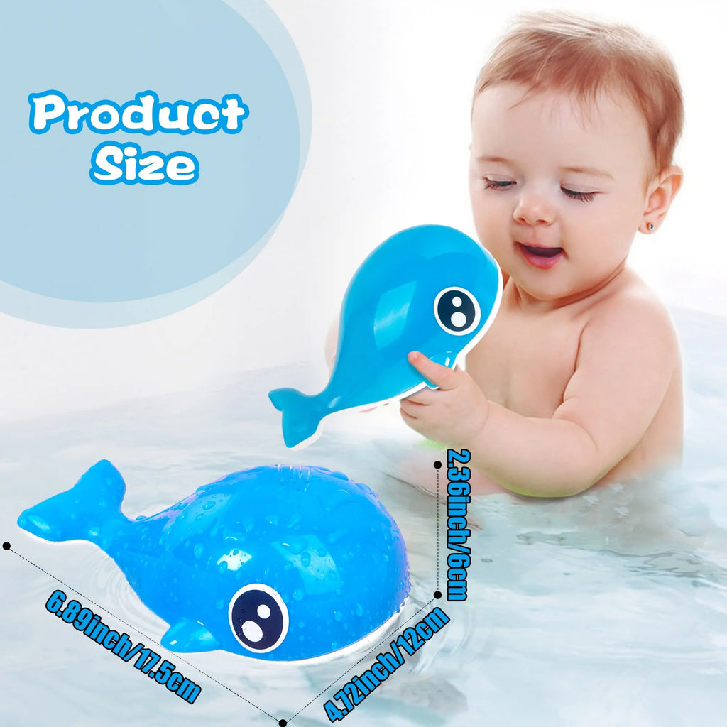 Glow in The Dark Whale Bath Toy X560316