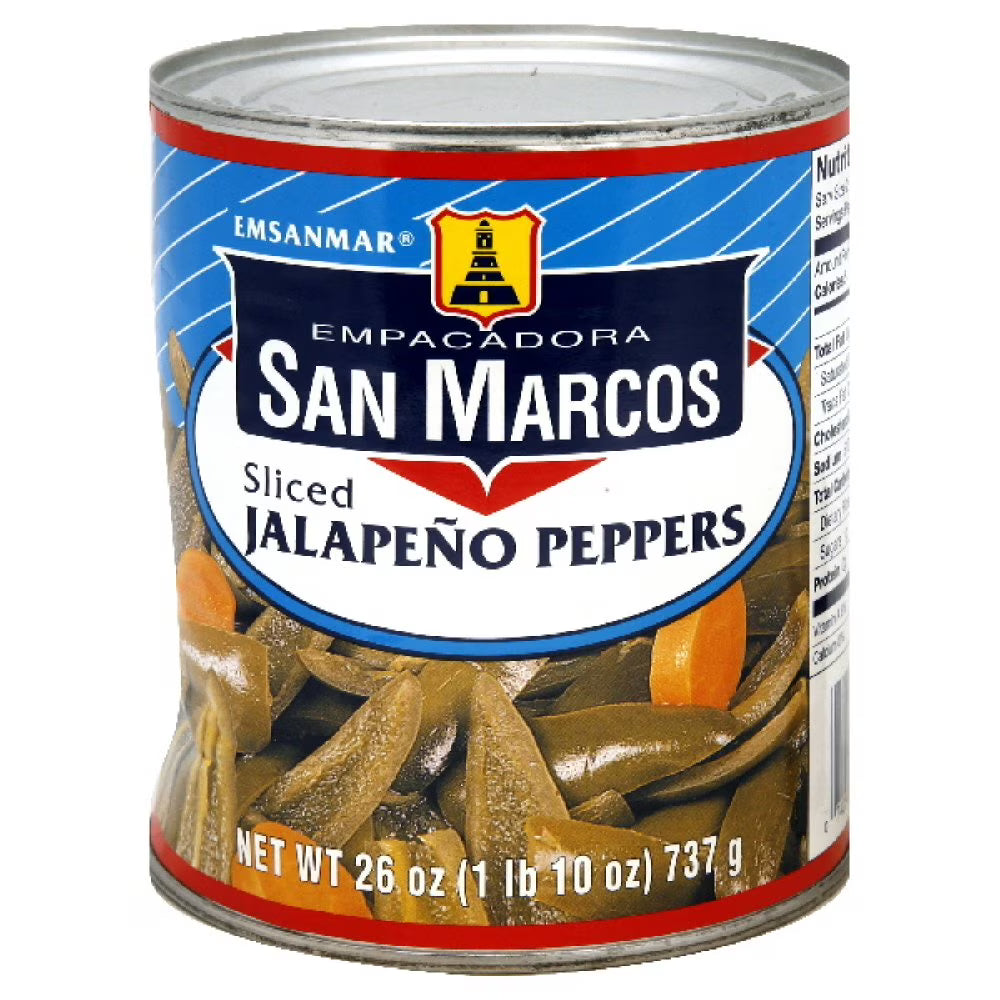 Sliced Jalapeno Tin, 26-ounces (Pack of 8) D332019