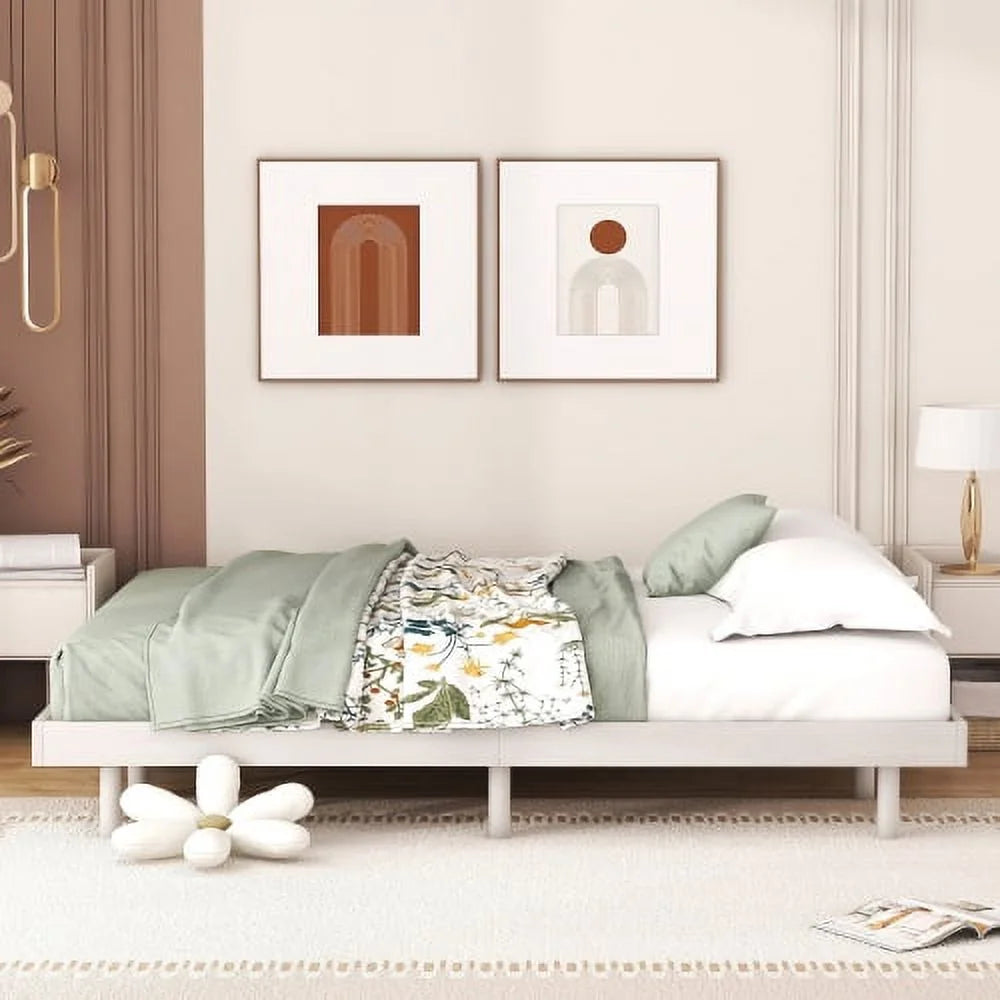 Queen Floating Platform Bed Frame X554