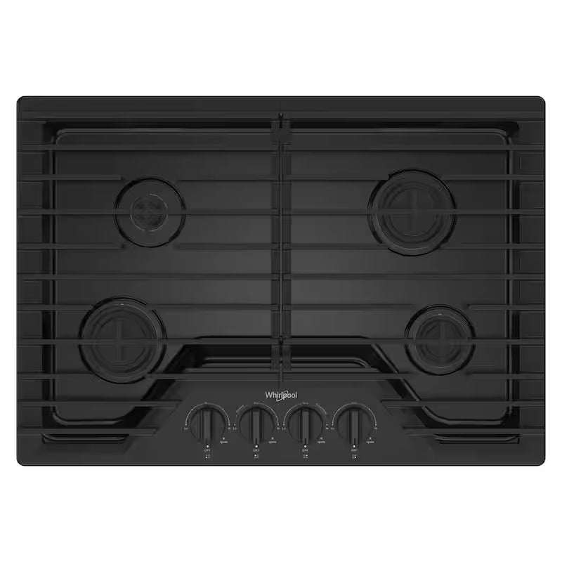 4-Burners Recessed Gas Cooktop in Black G136