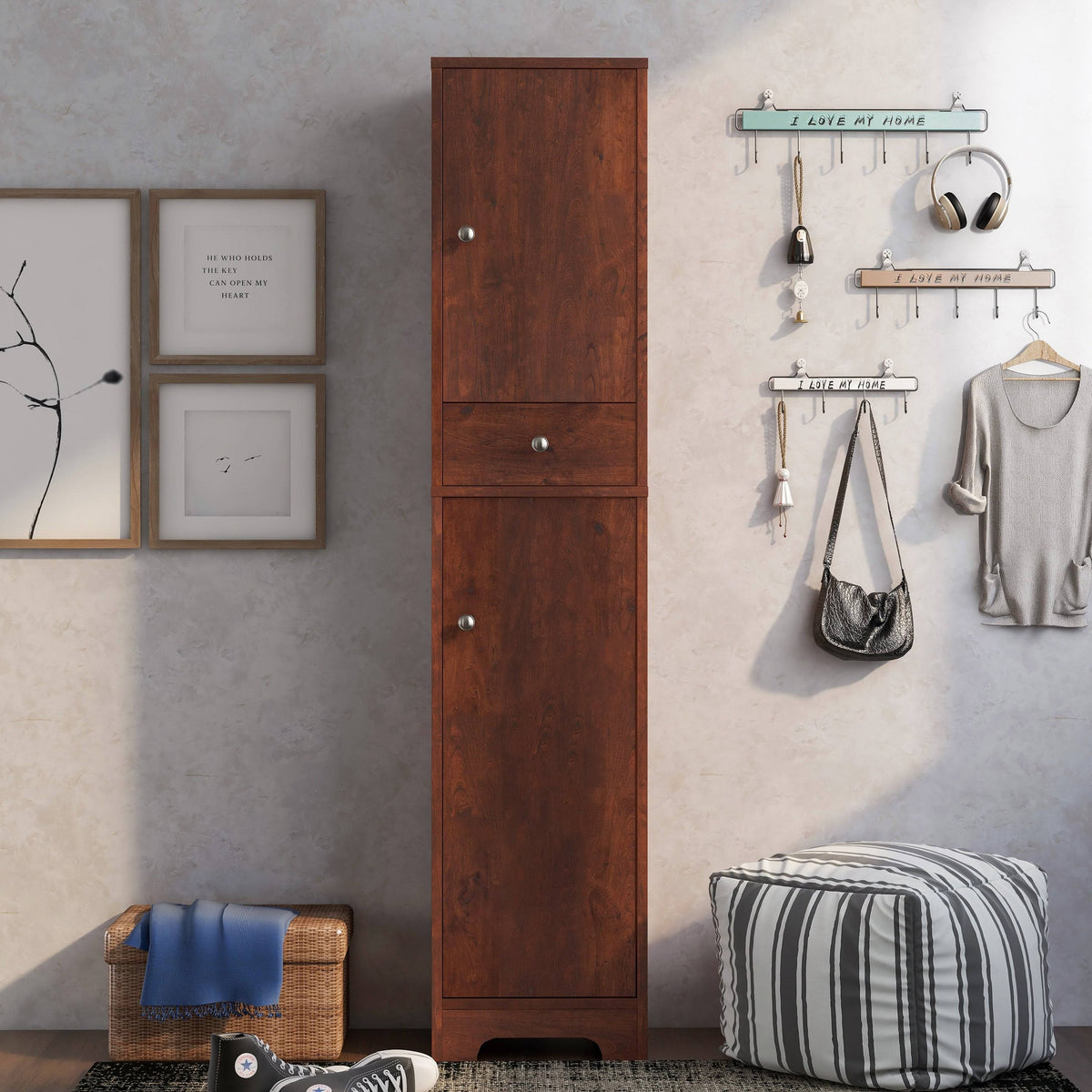 Compact Farmhouse Armoire U677088