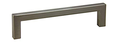Modern Square Pull 128mm Satin Nickel V9014