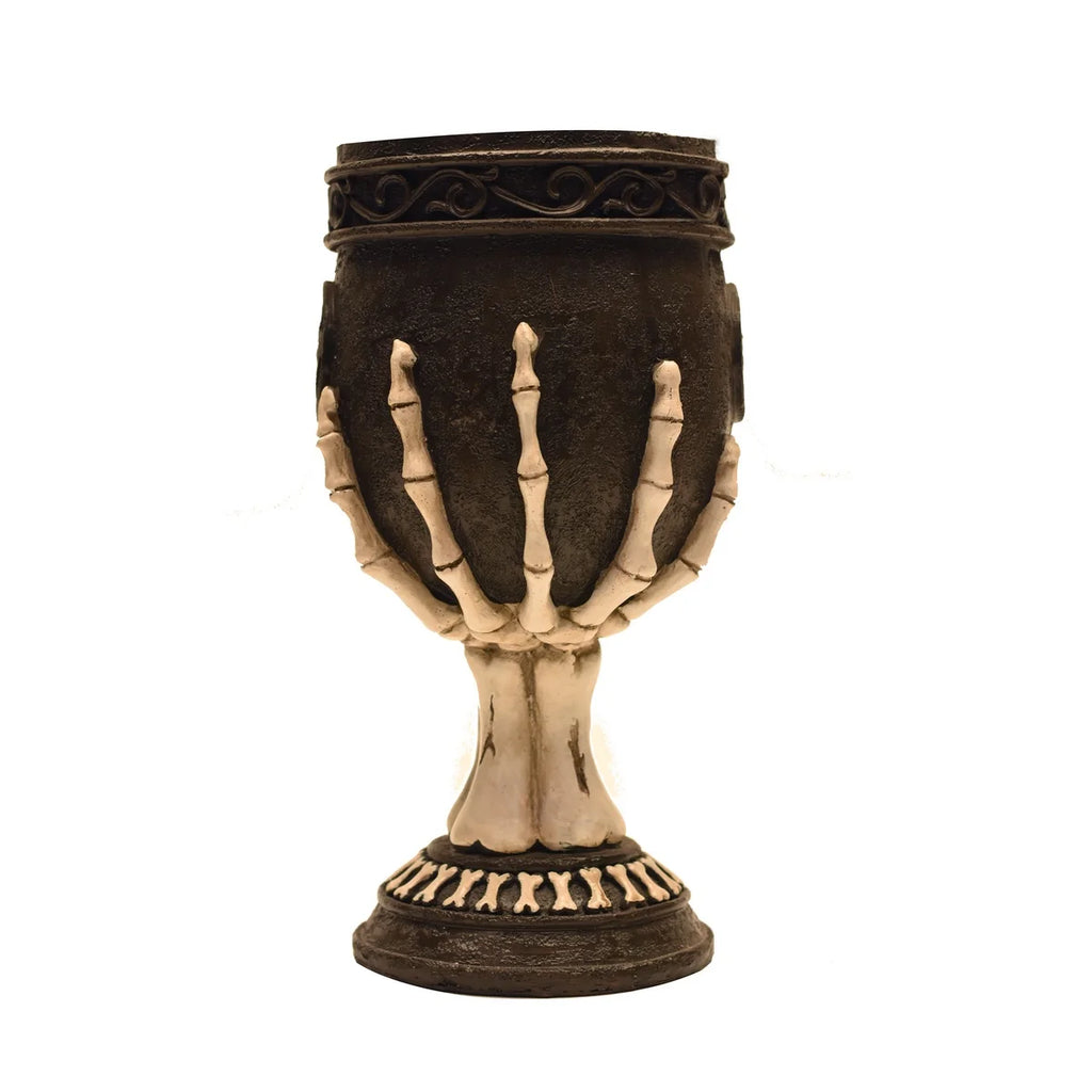 Skeleton Hands Chalice Cup Wine Goblet J5828