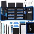 142-Piece Precision Screwdriver Set with 120 Bits Magnetic Repair Tool Kit S710748
