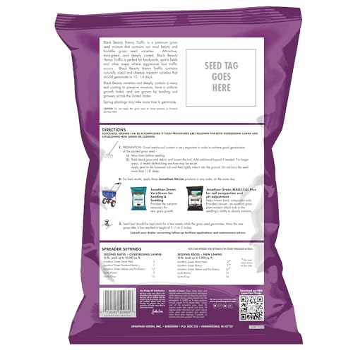 Black Beauty Heavy Traffic Grass Seed 25 lb U842