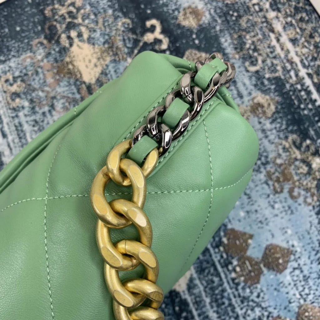 Green Flap Bag J231376