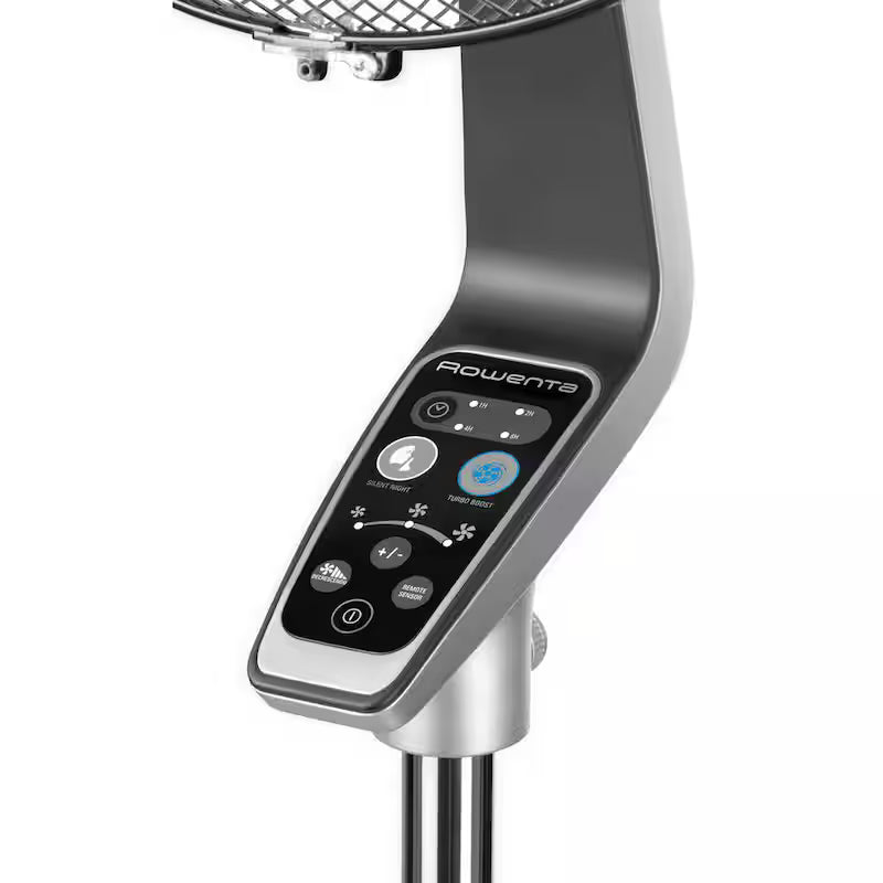Stand Fan with 5 speeds, oscillating, adjustable height and remote S434
