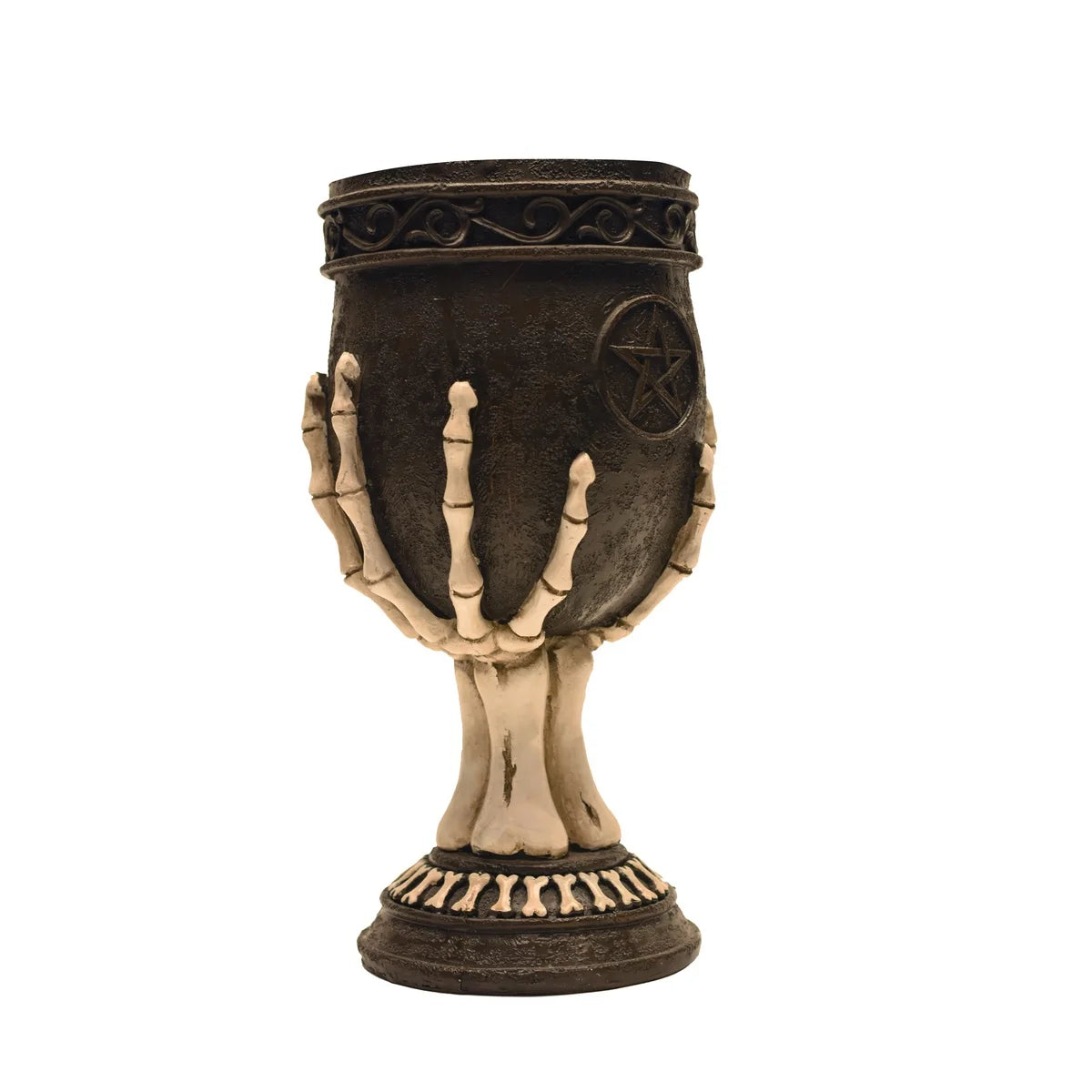 Skeleton Hands Chalice Cup Wine Goblet J5828
