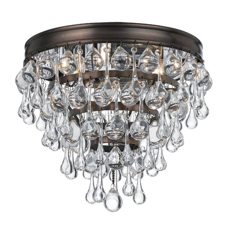 3 Light Ceiling Mount in Vibrant Bronze K106892