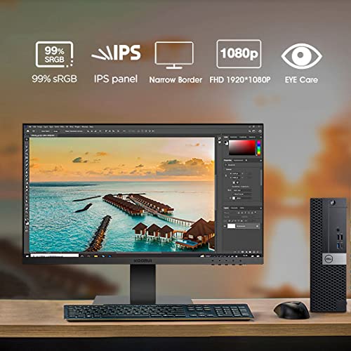 16GB DDR4 Ram 512GB M.2 NVMe SSD Desktop Computer with 24 inch Monitor Y780191