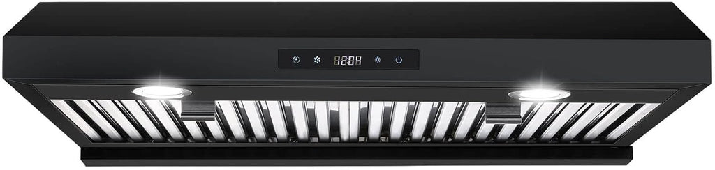 30 inch Black Stainless Steel Under Cabinet Range Hood Y2701