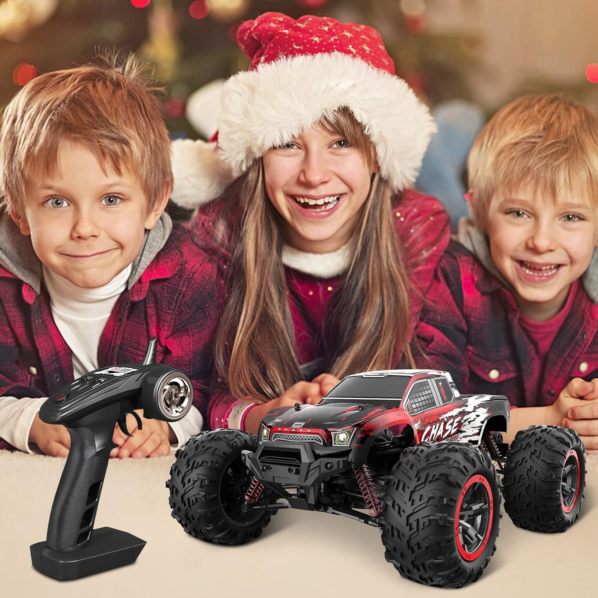 Remote Control Truck 1:10 Scale 4WD Off Road Monster Truck T533999