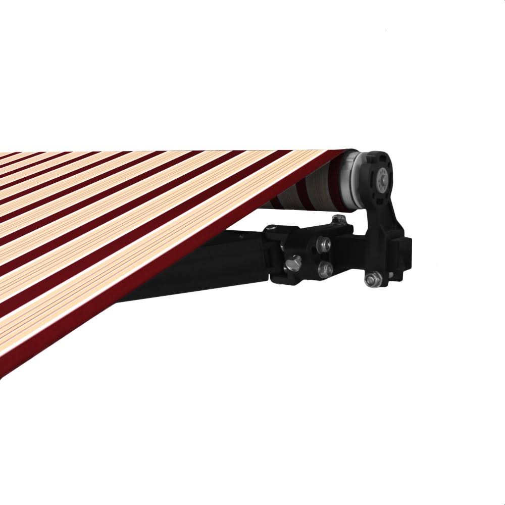 Black Frame Retractable Patio Awning 10 x 8 Feet M36392