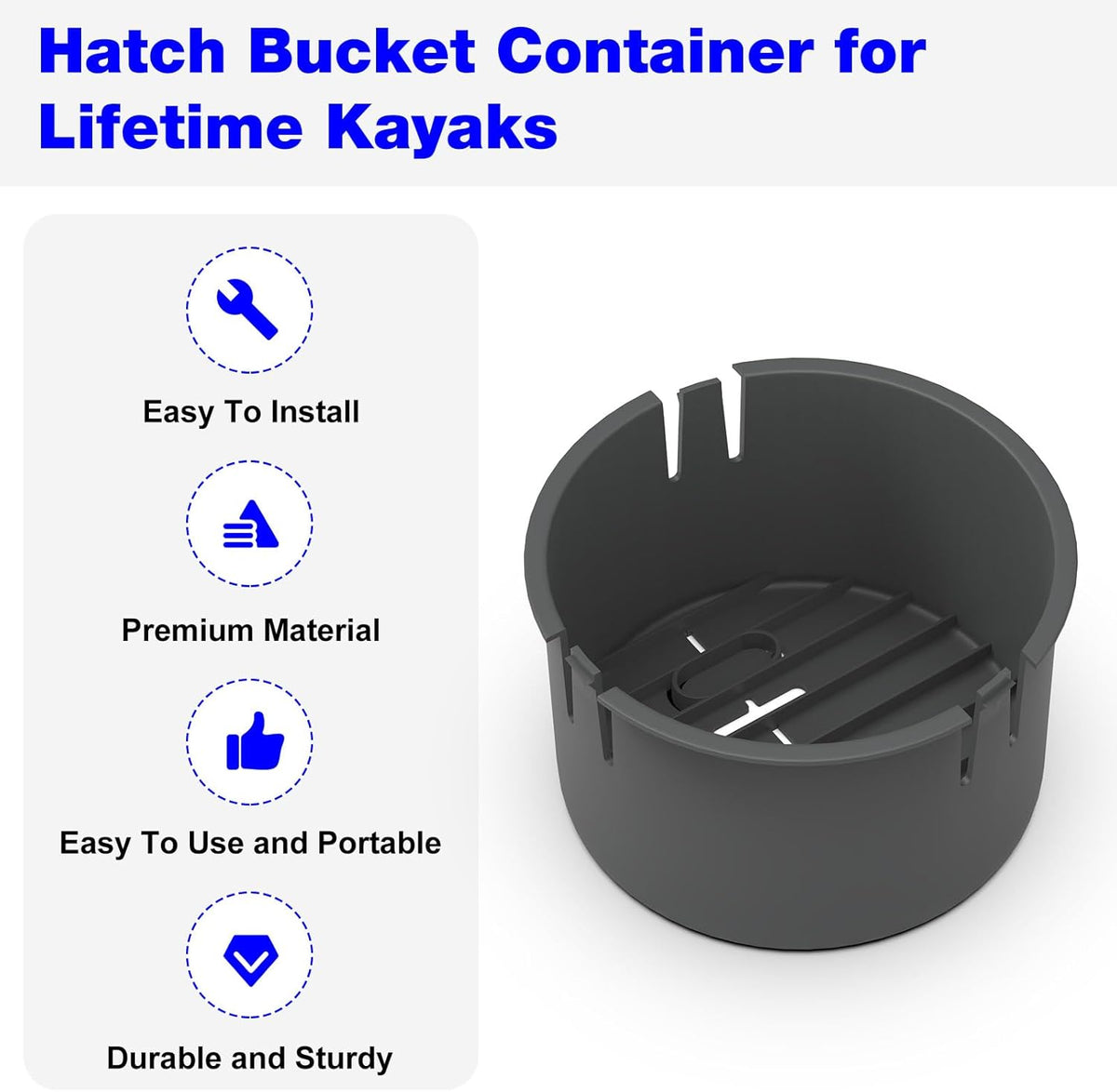 Hatch Bucket Container for Kayak Storage R720635