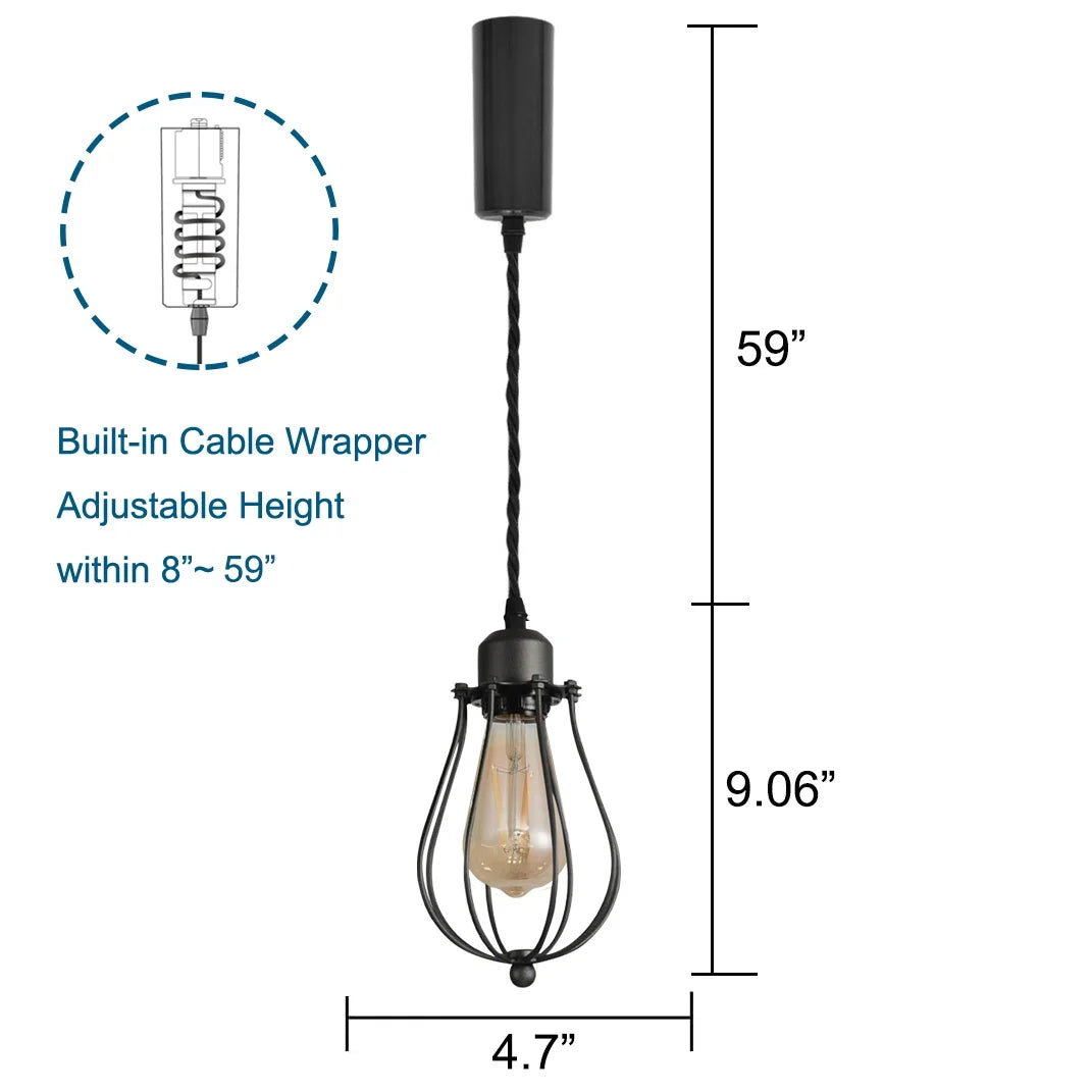 3-Light Dimmable H Track Pendant Light, Copper Finish Q997502