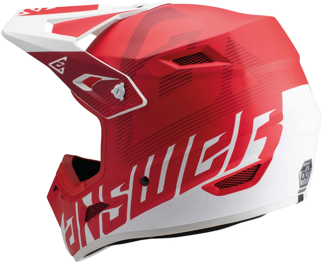 Red/White MX Offroad Helmet B38066