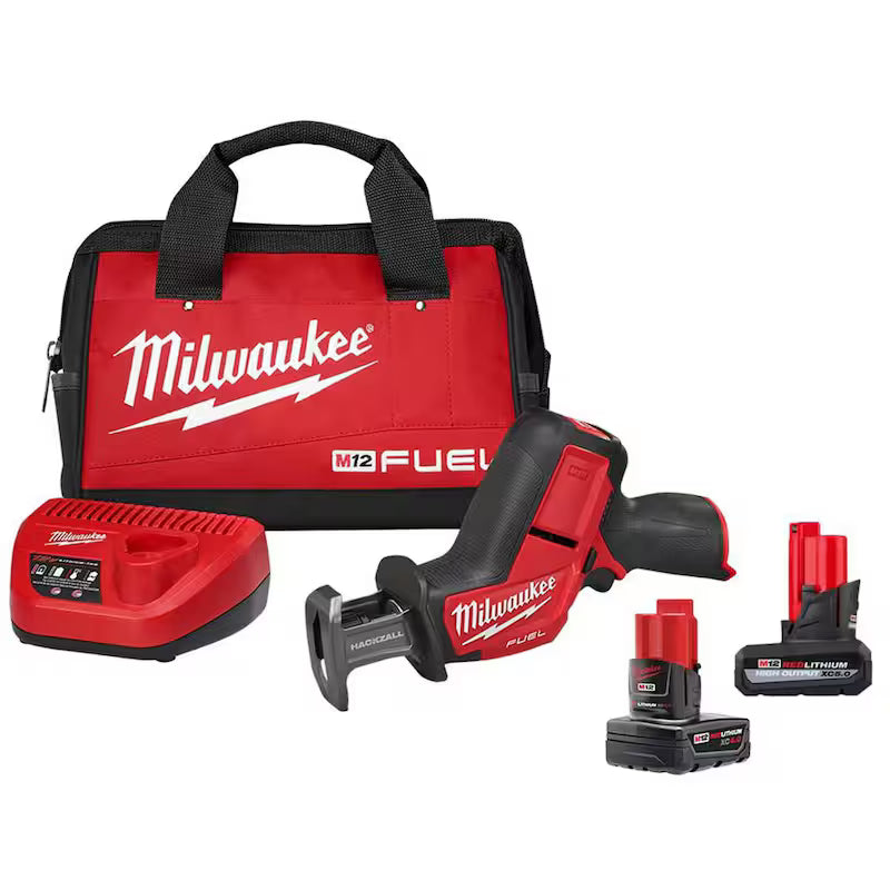 12-Volt Lithium-Ion Brushless Cordless Reciprocating Saw Kit with 5.0 Ah Battery P151