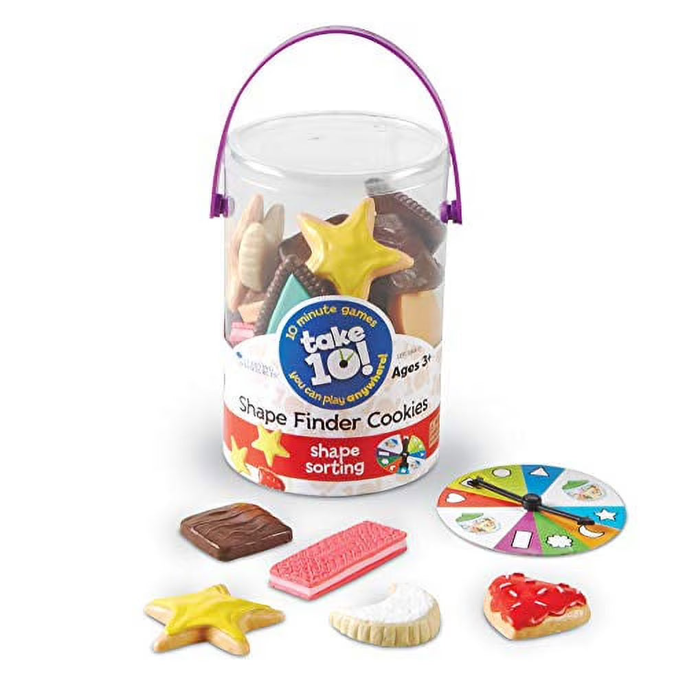 Shape Finders Cookies Preschool Toys, 25 Pieces T387