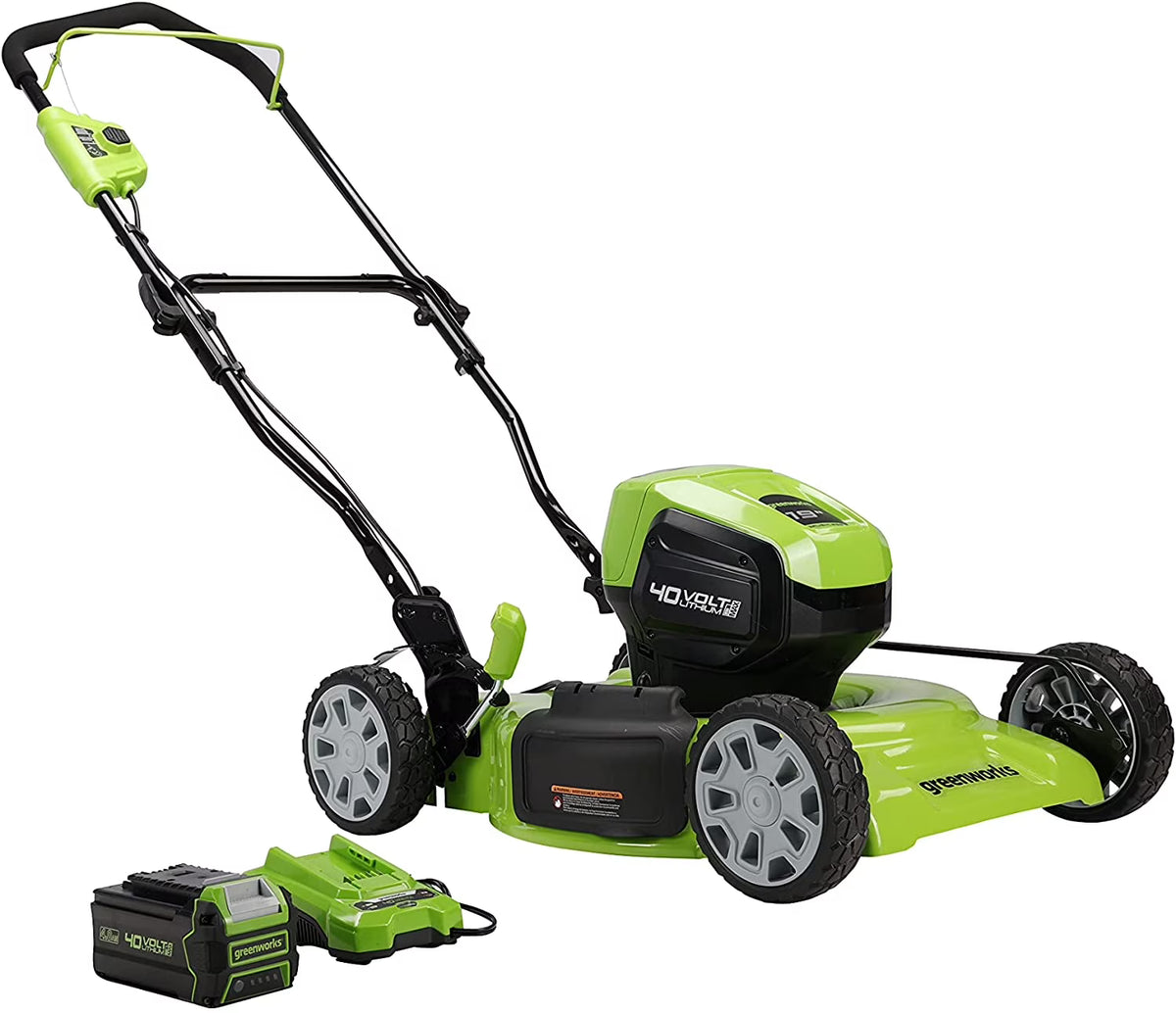 40V 19" Cordless Walk-Behind Mower with 4.0Ah Battery & Charger O65546