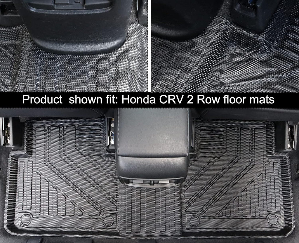 Black TPE Rubber Car Floor Mats and Cargo Trunk Liner Set I70903