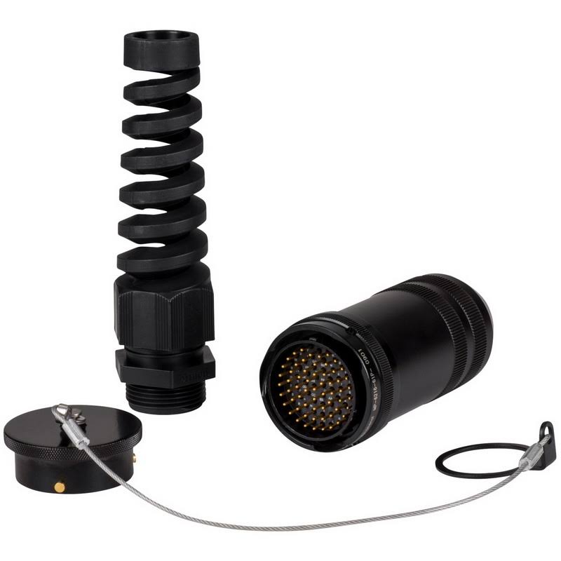 61-pin Multi-Pin Male Cable Connector with Dust Cap M88875