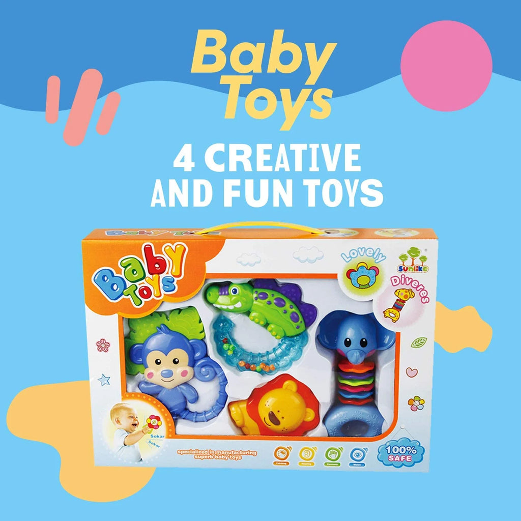 Colorful Baby Rattle Blocks Toys V9441