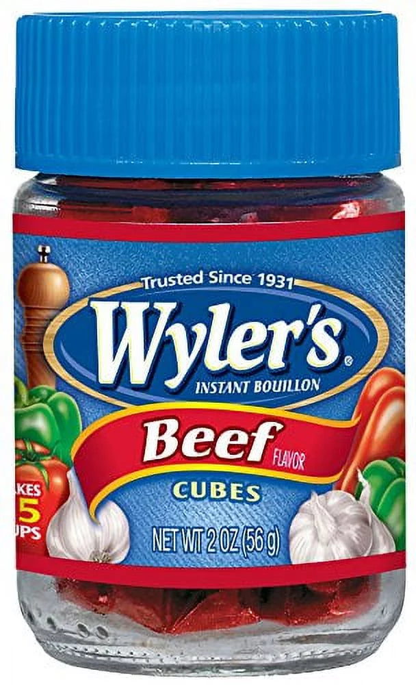 Beef Instant Bouillon Cubes 2 OZ Pack of 12 H14733